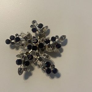 Vintage Purple stone brooch